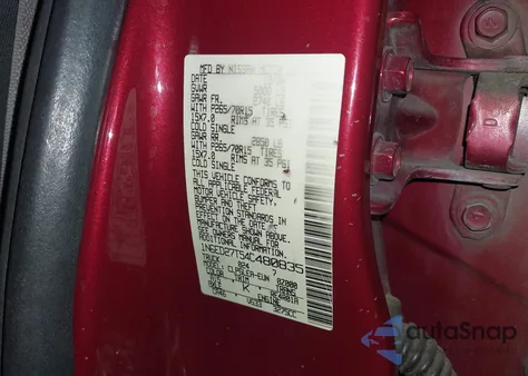 2004 Nissan Frontier Xe-V6 из США, поврежденный, VIN 1N6ED27T54C480835